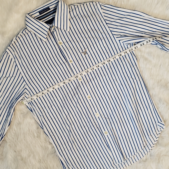 American Eagle Vintage Fit Striped Button Down - Picture 9 of 11